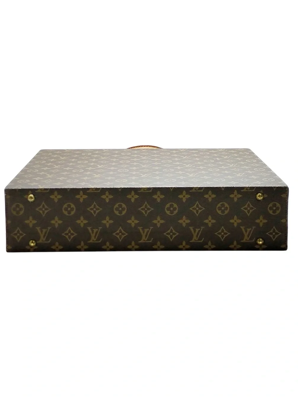 Louis Vuitton Brown Monogram President Hard Sided Briefcase Trunk